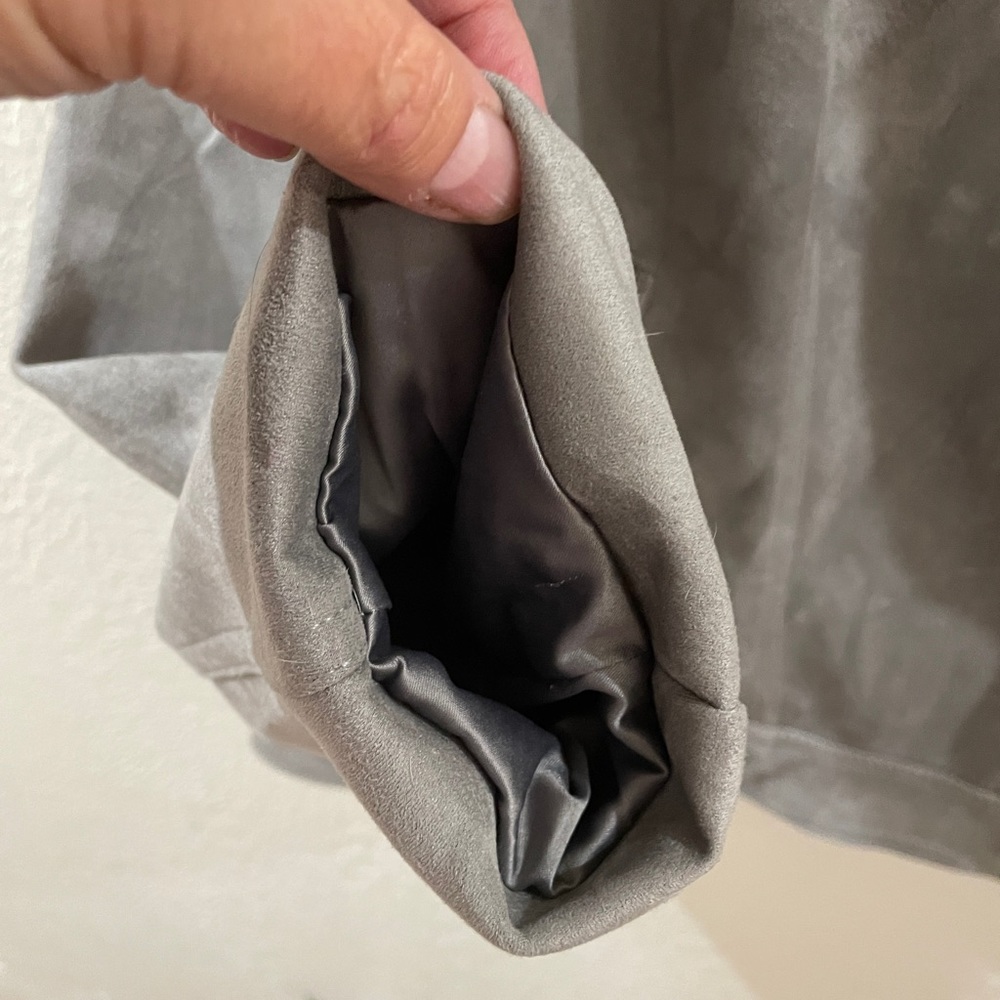 Beautiful Gray “Micro-Suede” Jacket Philosophy 2x - image 5